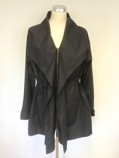 The Masai Clothing Company Navy Blue Cotton Zip Up Jacket Size M
