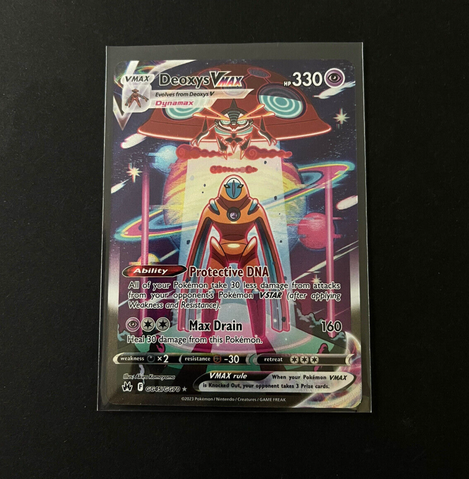 Deoxys VMAX GG45/GG70 Crown Zenith Ultra Rare Full Art Pokémon TCG BGS 9.5