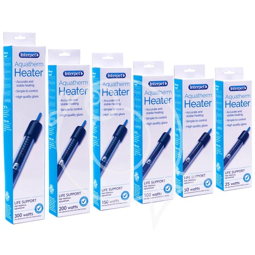 Interpet Aquatherm Heater Tropical Heating Fish Tank Thermostat