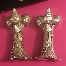 Paire De vases soliflore Christofle aux trois carottes . Métal Argenté TBE