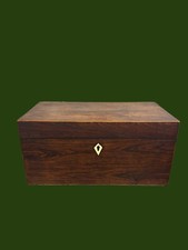 Early 19th Century Twin Handle Tea Caddy - Fitted