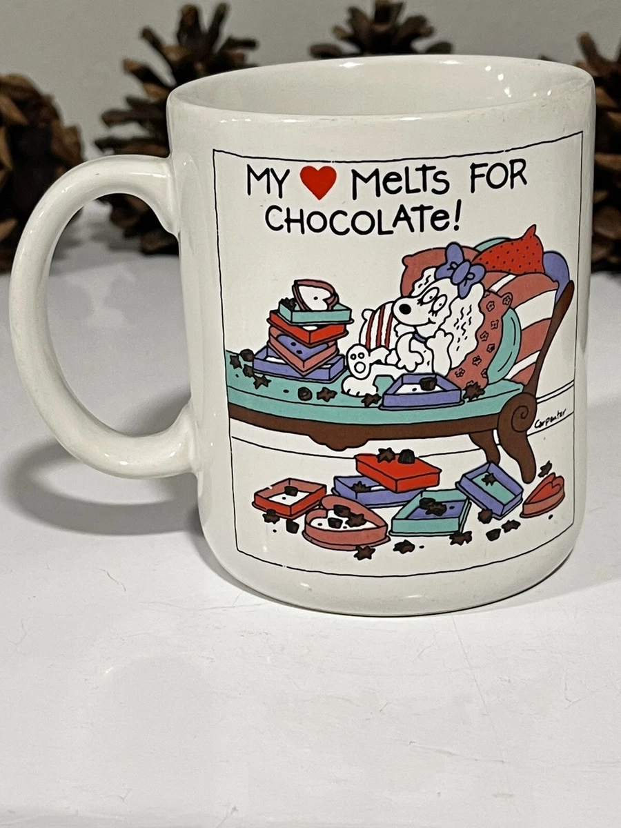 Vintage Hallmark MUGS Ribbons 1982 coffee mug cup My Heart Melts
