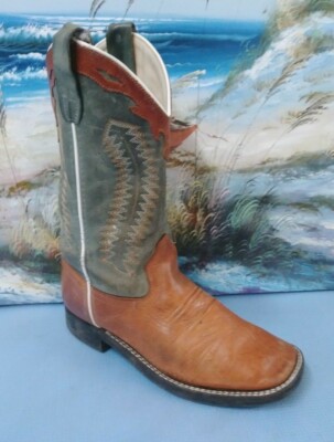OLD WEST YOUTH BSY1872 BROWN ASH LEATHER