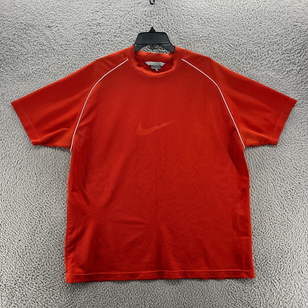 dark orange nike shirt