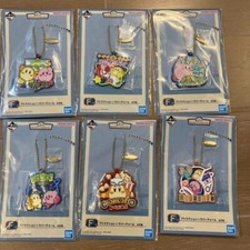 Ichiban kuji Kirby WELCOME TO THE NEW PARK Rubber Charm All 6 type set F prize
