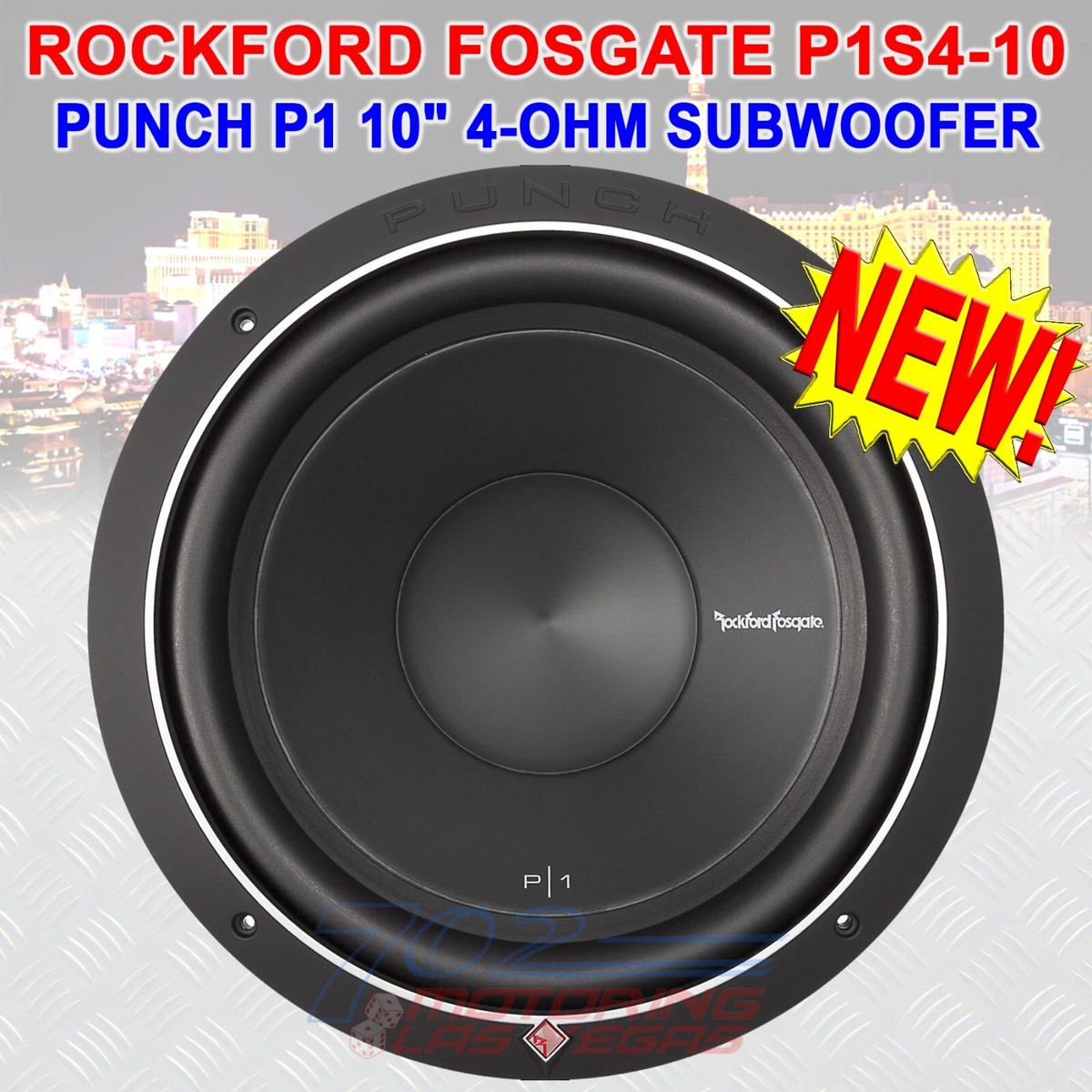 Rockford Fosgate Punch P1S410 1-Way 10
