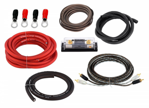 InstallGear 4 Gauge Complete Amp Kit Amplifier Installation Wiring Wire