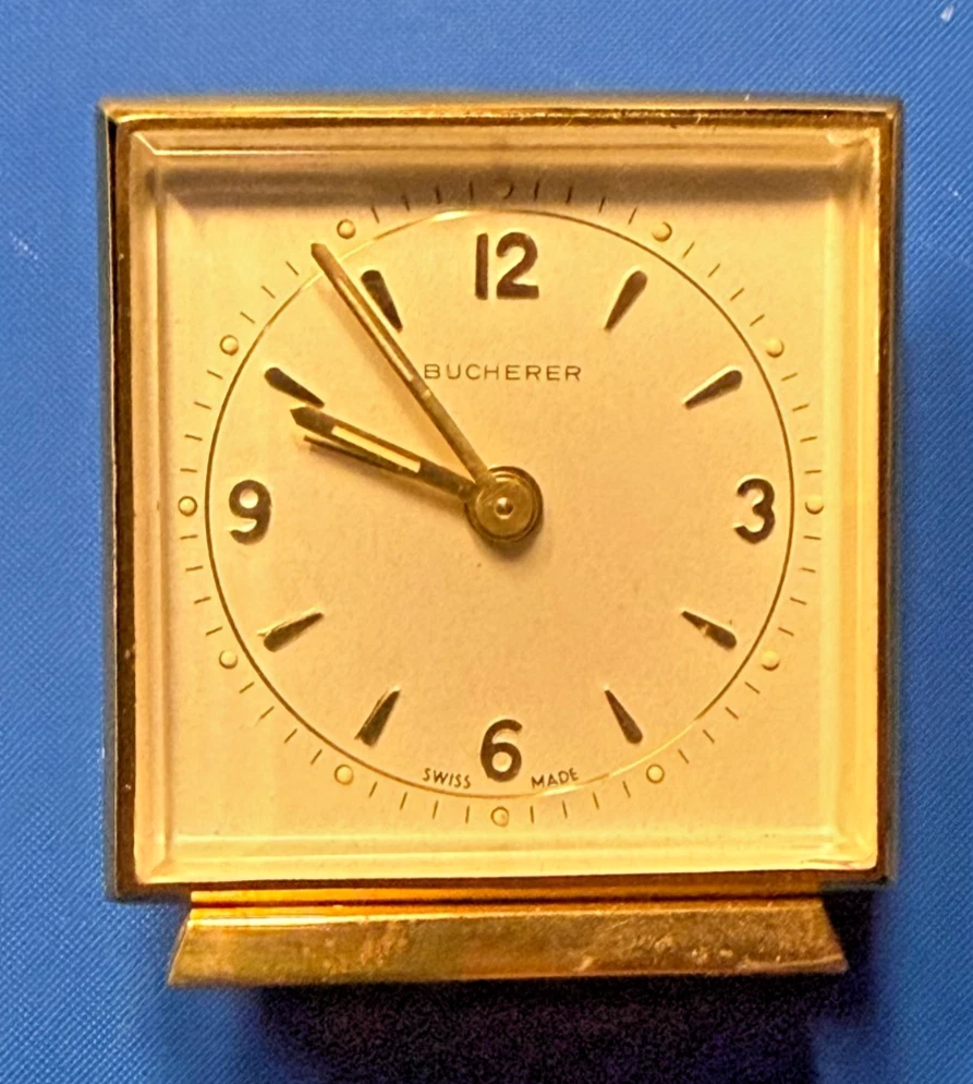 BUCHERERの置き時計 Bucherer Clock In Collectible Alarm Clocks (1930-1969) for sale | eBay