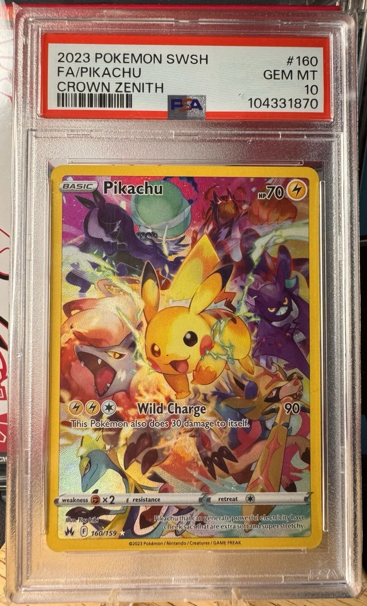 Pikachu 160/159 Crown Zenith for sale | eBay