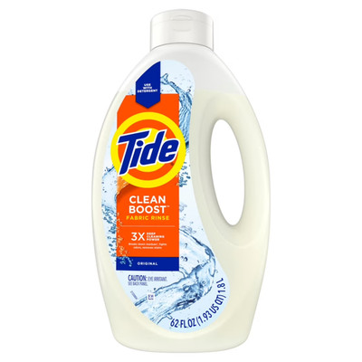 Tide Clean Boost Fabric Rinse Original Scent 62 Oz Odor Remover Laundry