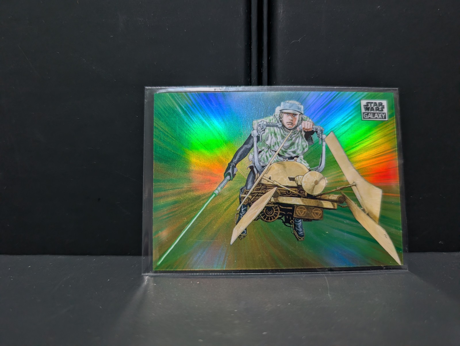 Endor Chase - 2021 Topps Chrome Star Wars Galaxy #62 Refractor