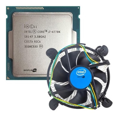Intel Core I7 4770k Desktop Prozessor LGA 1150 4c/8t 3,5 GHz Mit Kühlkörper