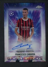 2024 Topps Chrome UEFA UCC Francesco Camarda Wonderkids Auto