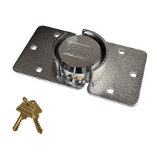 iCAN Heavy Duty Lock, 73 mm Round Shackleless Padlock and Hasp
