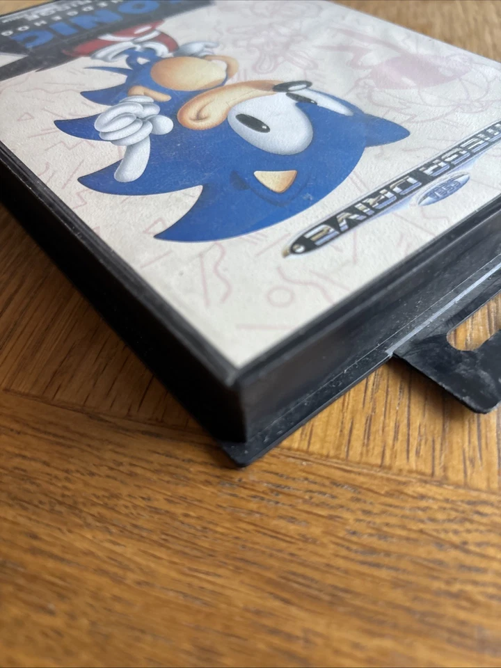 Vintage Sega Megadrive Mega Drive Game Mint Rare Sonic The Hedgehog Original - Image 4 of 4