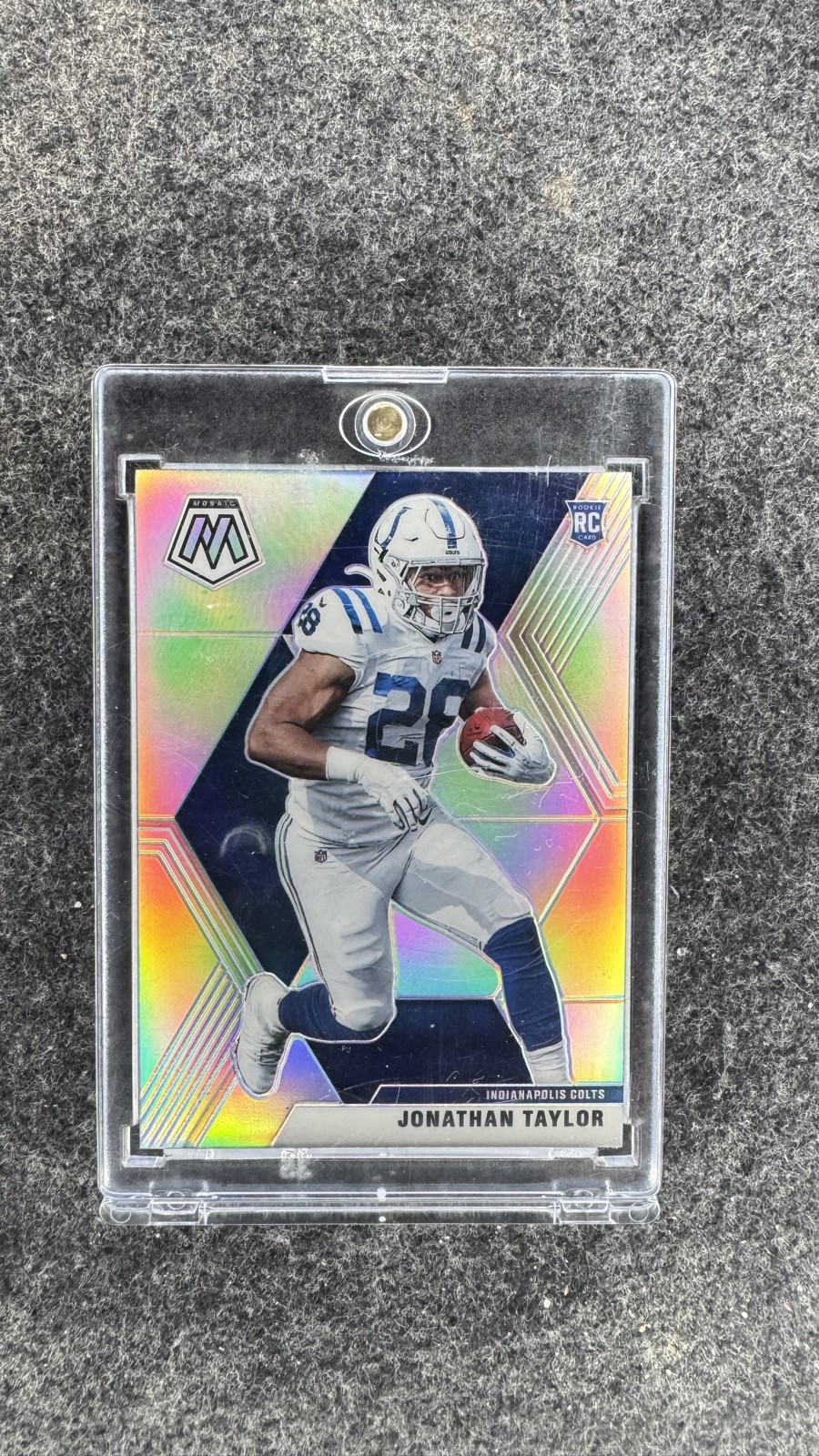 2020 Panini Mosaic - Rookies Jonathan Taylor #216 Silver Prizm (RC)