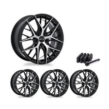 5x114.3 Set Of 4 17 Rims Black Alloy Wheel Fits 2008-15 Scion Xb Oejm Rtx 5x114.3 Set Of 4 17 Rims Black Alloy Wheel Fits 2008-15 Scion Xb Oejm Rtx