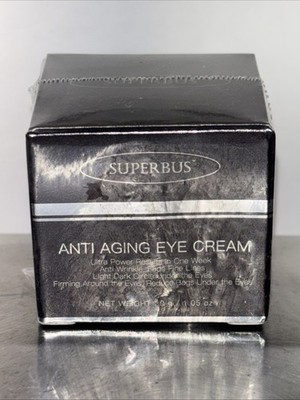SUPERBUS Anti Aging Eye Cream Dark Spot Remover 1.05oz NEW Exp 10/26