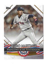 2022 Topps Update PEDRO MARTINEZ Paragons of the Postseason PP-21 Red Sox