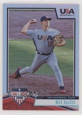 2019 USA Baseball Stars & Stripes Longevity Holo Foil 74/99 Max Rajcic #43 4l3