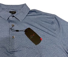Greg Norman Men  s Polo Performance Fabric Play Dry Blue XL NWT