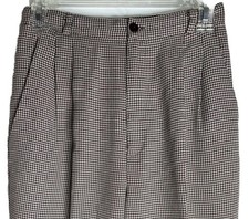 Vintage Houndstooth Tapered Pants By Christy Girl Made in USA Sz 6