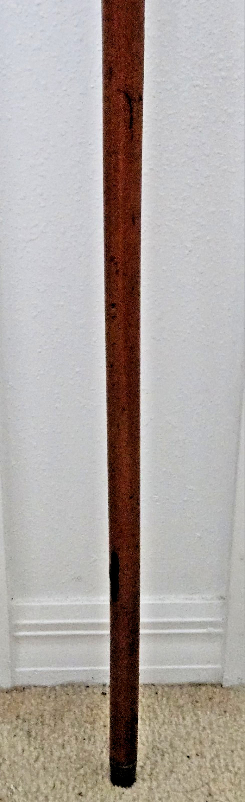 ANTIQUE REPOUSSE SOLID SILVER WALKING STICK DEPIC… - image 11