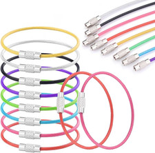 32 Pack Stainless Steel Loops, Keyrings, for Luggage Tag Keepe 2Mm Stainless