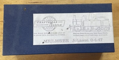 Craftsman Models LK3 MR/LMS/BR ''Johnson'' 0-4-4T teilgebaut Spurweite OO Modellbausatz