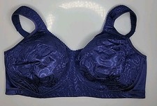 NWOT Playtex 4745 Womens 18-Hour Ultimate Lift Support Wireless Bra Blue 40DD