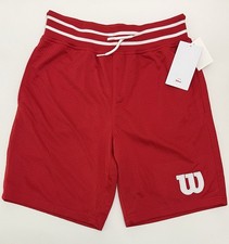 Wilson Mesh Basketball Shorts/ Youth Boys size Large/ Red and white/ NWT
