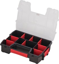 Plastic (CMST14021), 10-Compartment Small Tool Storage Organizer