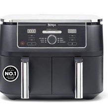 Image of Ninja Foodi MAX Dual Zone Digital Air Fryer, 2 Drawers, 9.5L, Black AF400UK