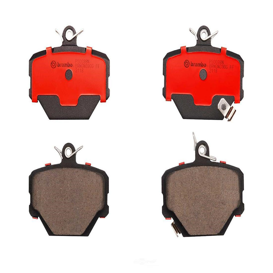 Brembo Front Ceramic Brake Pad Set For Smart Fortwo Pure Brabus Passion Cabrio
