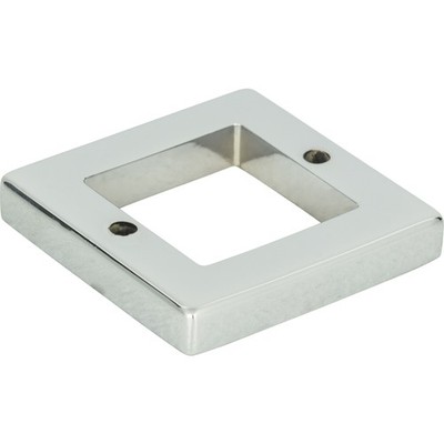 Atlas 392-CH Tableau Square Base 1 7/16 Inch (c-c) - Polished Chrome