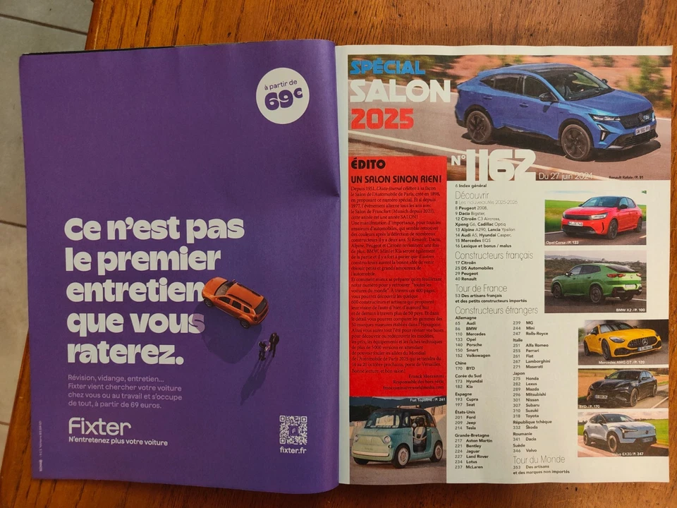 Numéro Spécial salon de l’Auto-Journal modèles 2025, parution juillet 2024 - Photo 2/3