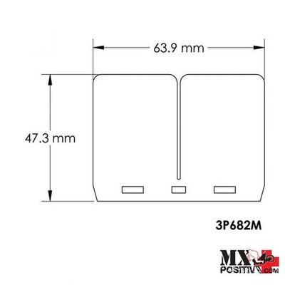 ERSATZLAMELLEN VFORCE 3 SUZUKI LT 500 1988 MOTORRAD TASSINARI MT3P682M