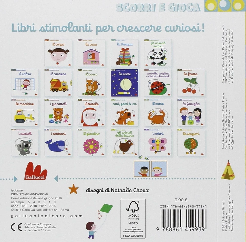 Nathalie Choux Le forme. Scorri e gioca. Ediz. illustrata (Hardback) - Image 2 of 2