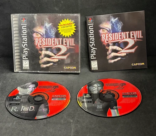 Resident Evil 2 (PS1 / PSX) Complete CIB w/ Reg Card Tested
