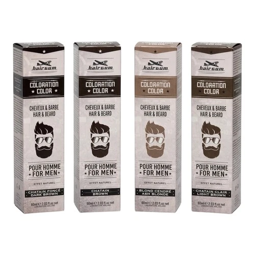 Hairgum Hair Colour Beard Colour Dark Brown Grey Hair Brown Ash Blonde Tint Colour