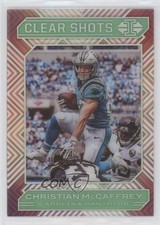 2020 Panini Illusions Clear Shots Emerald Christian McCaffrey #8 7t8