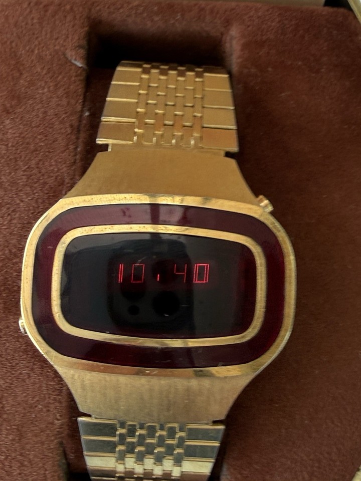 Rare Vintage Windert Microlux LED Computer Watch, With Message Module ...