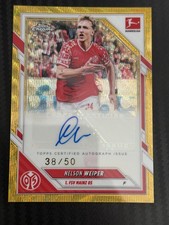 Nelson Weiper Chrome Bundesliga 2025/26 Gold /50 Auto