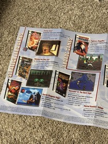 Sega Saturn A World of Games Promotional Catalog/Flyer. Very Rare Excellent