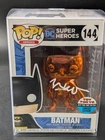 Val Kilmer Signed DC Super Heroes Batman Funko Pop #144 AUTO Celebrity Holo