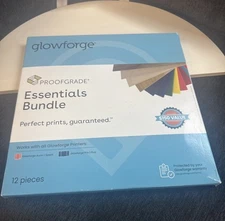 Glowforge - Proofgrade Essentials Bundle, 12pcs NEW & SEALED Perfect Prints !!