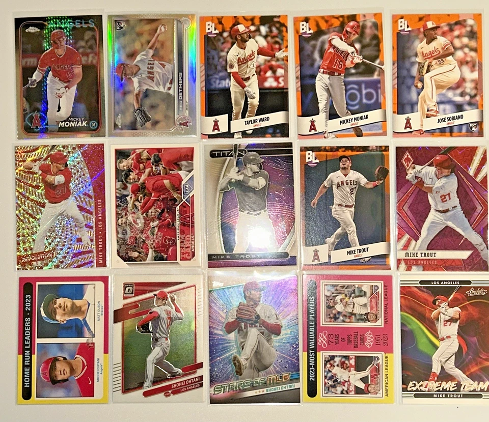 Los Angeles Angels (90) Card Lot- RCs, Inserts & Parallels Ohtani, Trout & More - Image 2 of 4