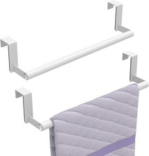 Over the Door Towel Rack, Kitchen Towel Holder Over Cabinet Door Towel Bar St...