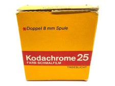 Kodak Kodachrome 25 Color Narrow 8mm Double 8 Film MHD 01/1979 7,5m KM459P