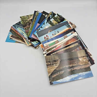 Bulk Lot of Approx. 100 Postcards Mostly Vintage Random Used & Unused Postcard B
